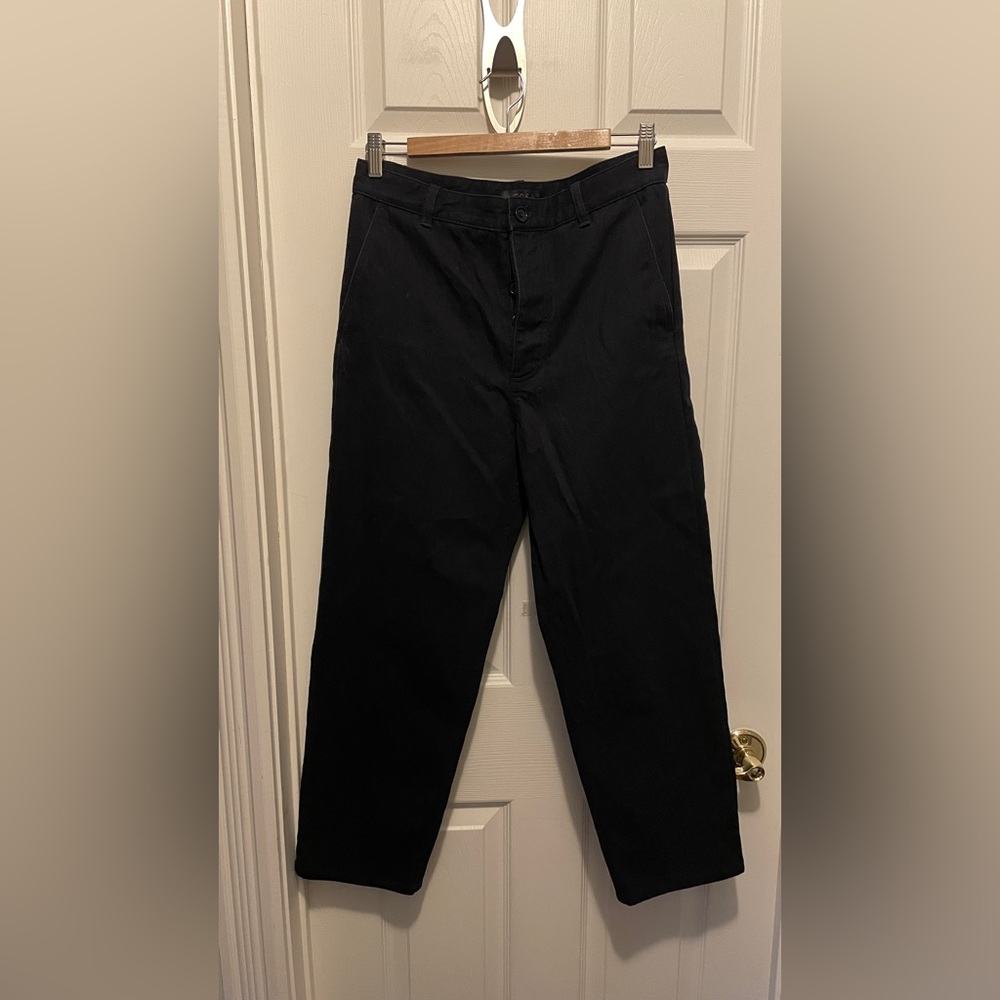 COS Black Straight-Leg Pants